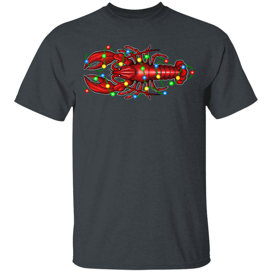 Lobster Merry Christmas Saltwater T-Shirt