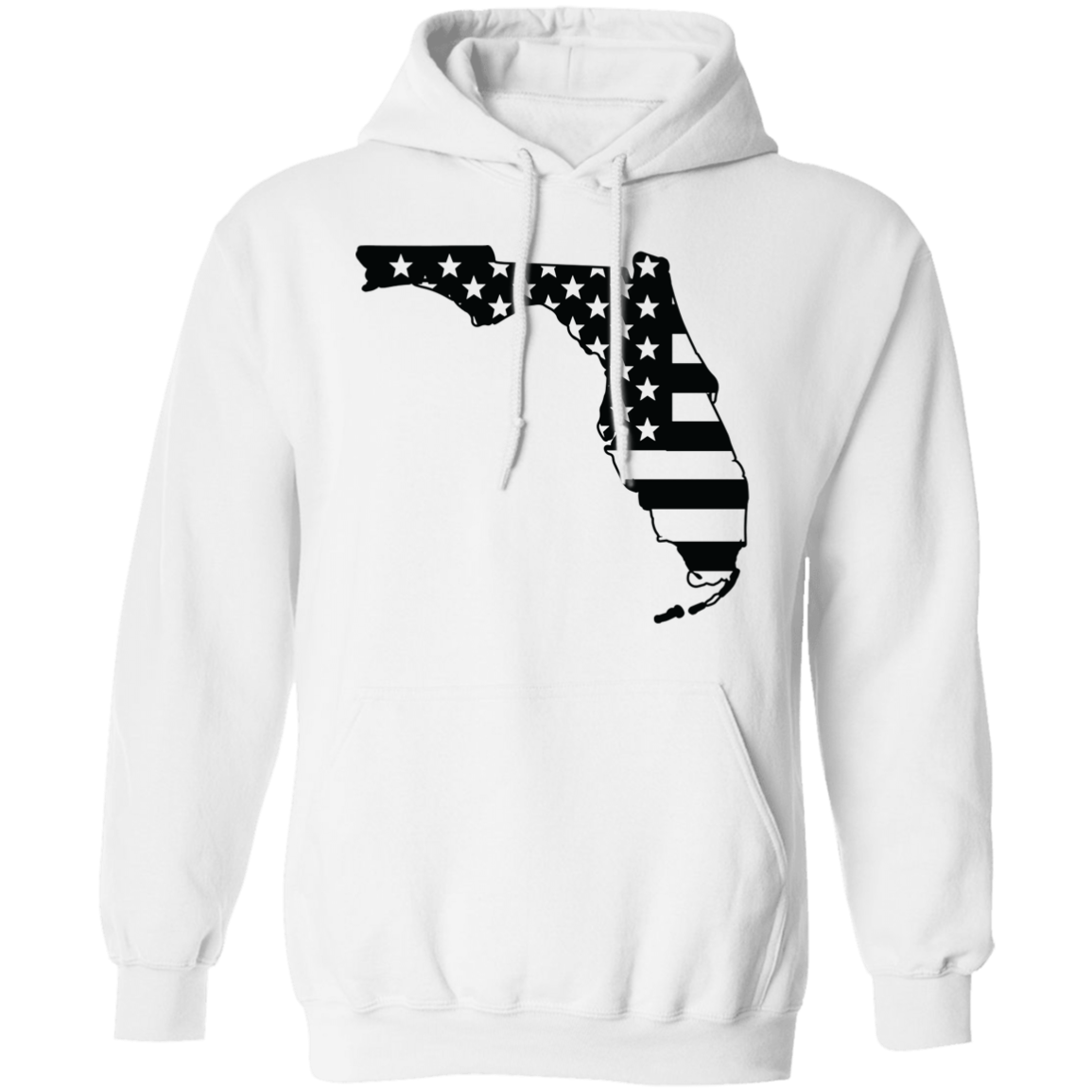 Florida FL State American Flag Pride Pullover Hoodie