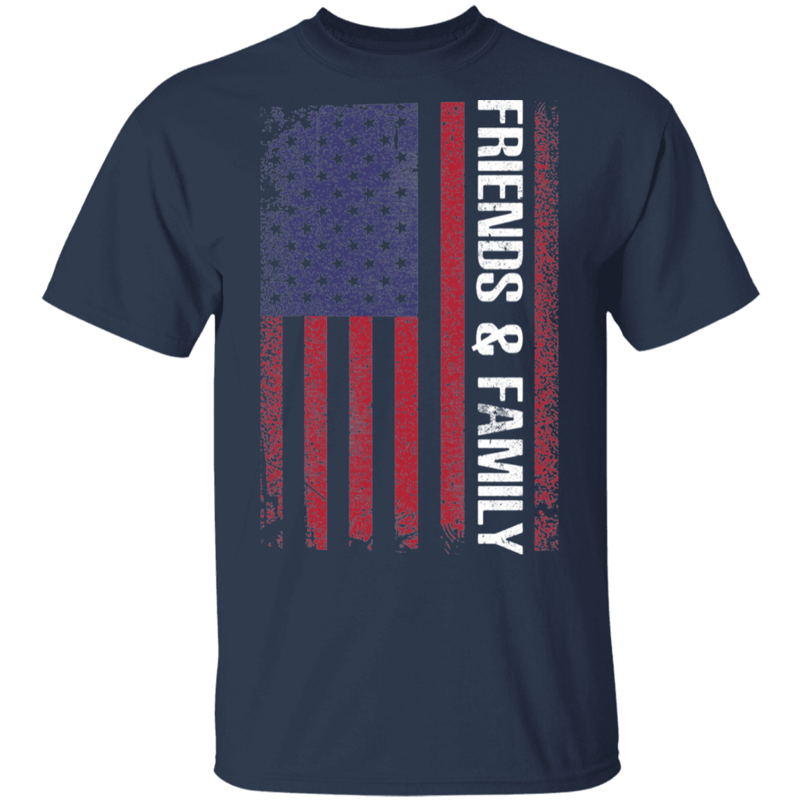 Friends & Family American Flag  T-Shirt