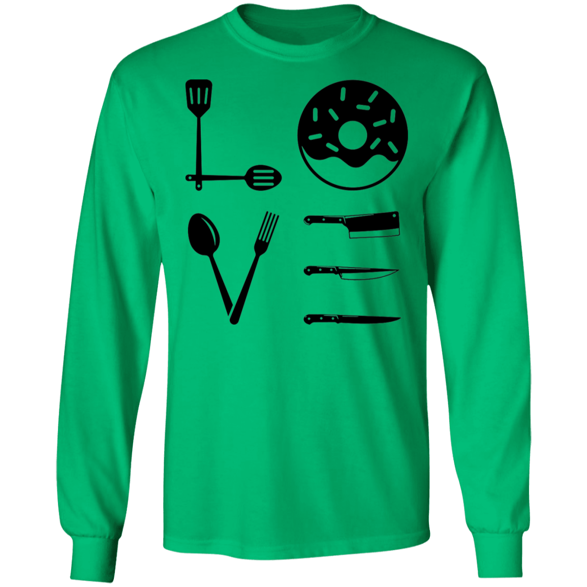 Love Cooking Chef Long Sleeve T-Shirt