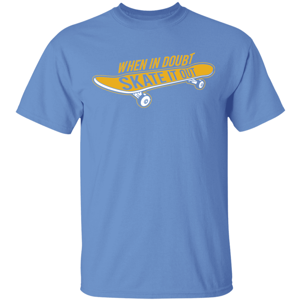 When In Doubt Skate It Out Skateboarding Skateboard T-Shirt