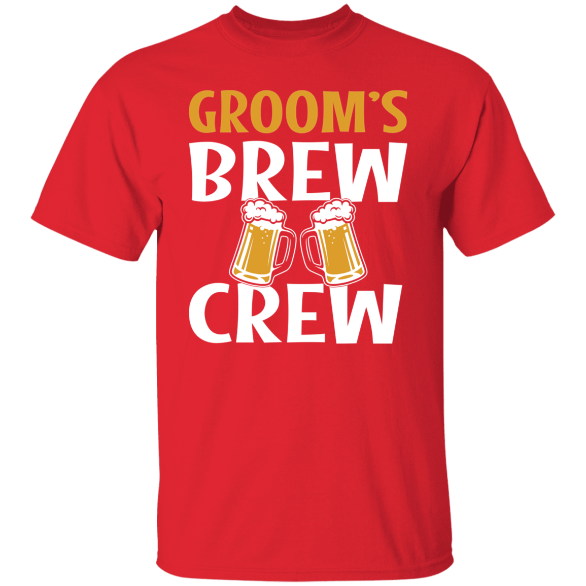 Bachelor Party Groom's Brew Crew Funny T-Shirt