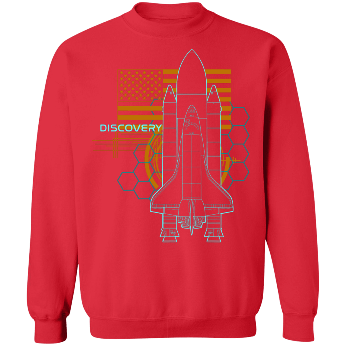 American Space Shuttle Discovery Crewneck Sweatshirt