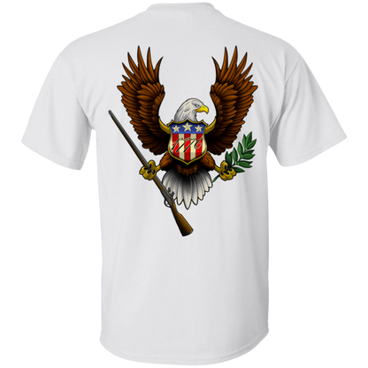 We the People American Bald Eagle 1776 Double Sided T-Shirt