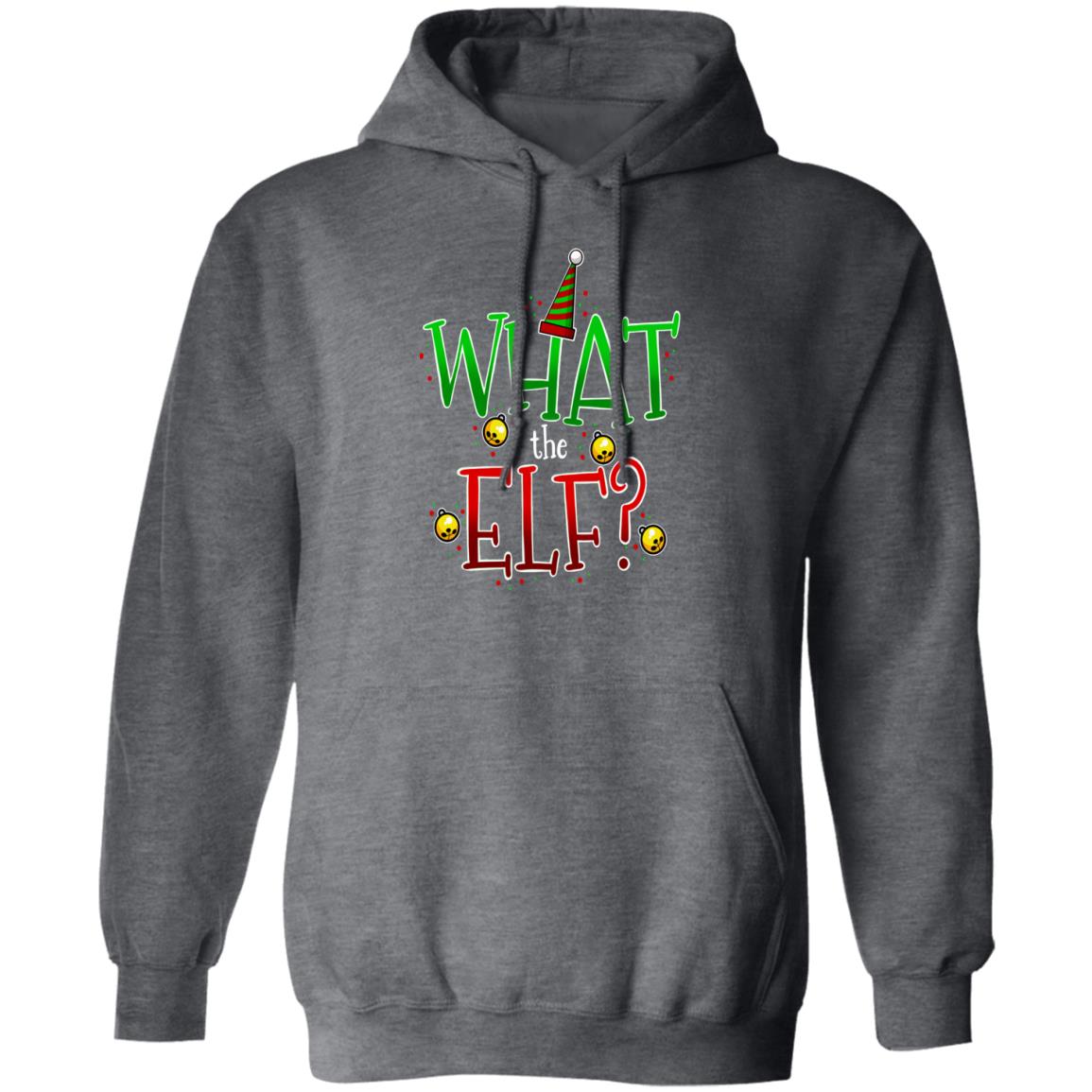 What the Elf? Funny Christmas Pullover Hoodie