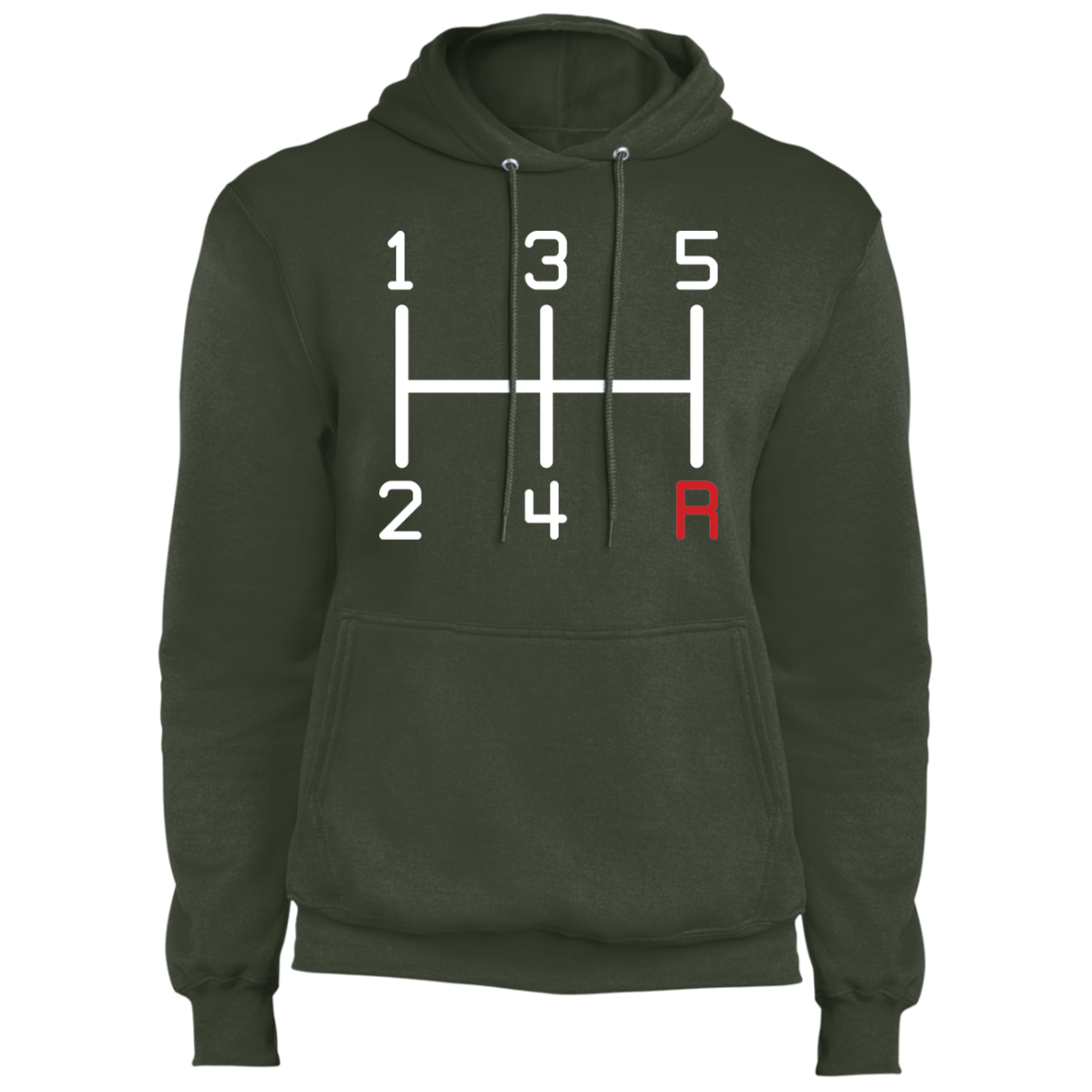 5-Speed Manual Stick Shift Pullover Hoodie