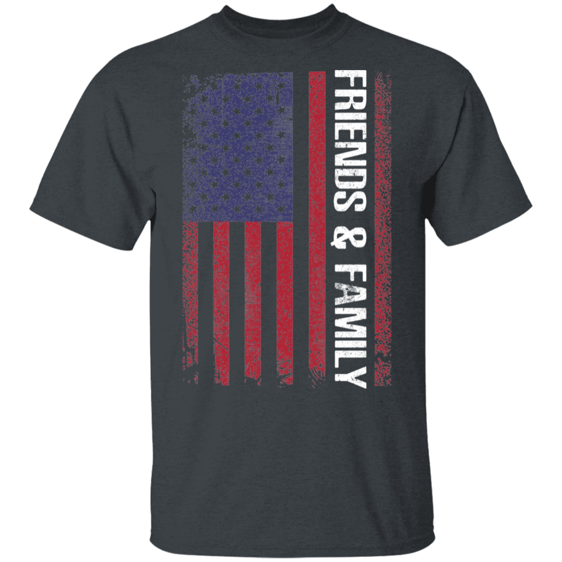Friends & Family American Flag  T-Shirt