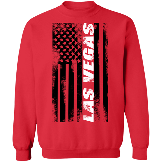 Las Vegas Nevada American Flag Crewneck Sweatshirt