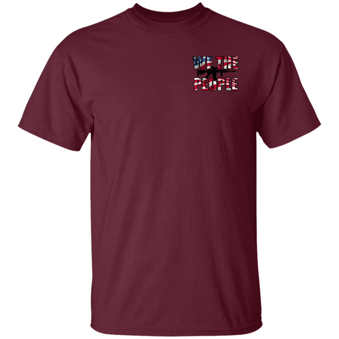 We the People American Bald Eagle 1776 Double Sided T-Shirt