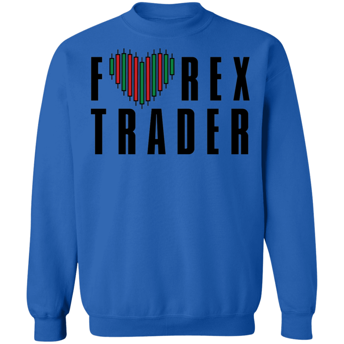 Forex Trader Trading Technical Analysis Crewneck Sweatshirt