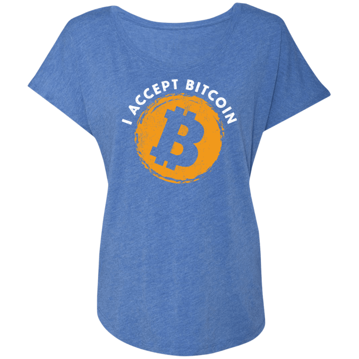 I Accept Bitcoin BTC Cryptocurrency Women's T-Shirt