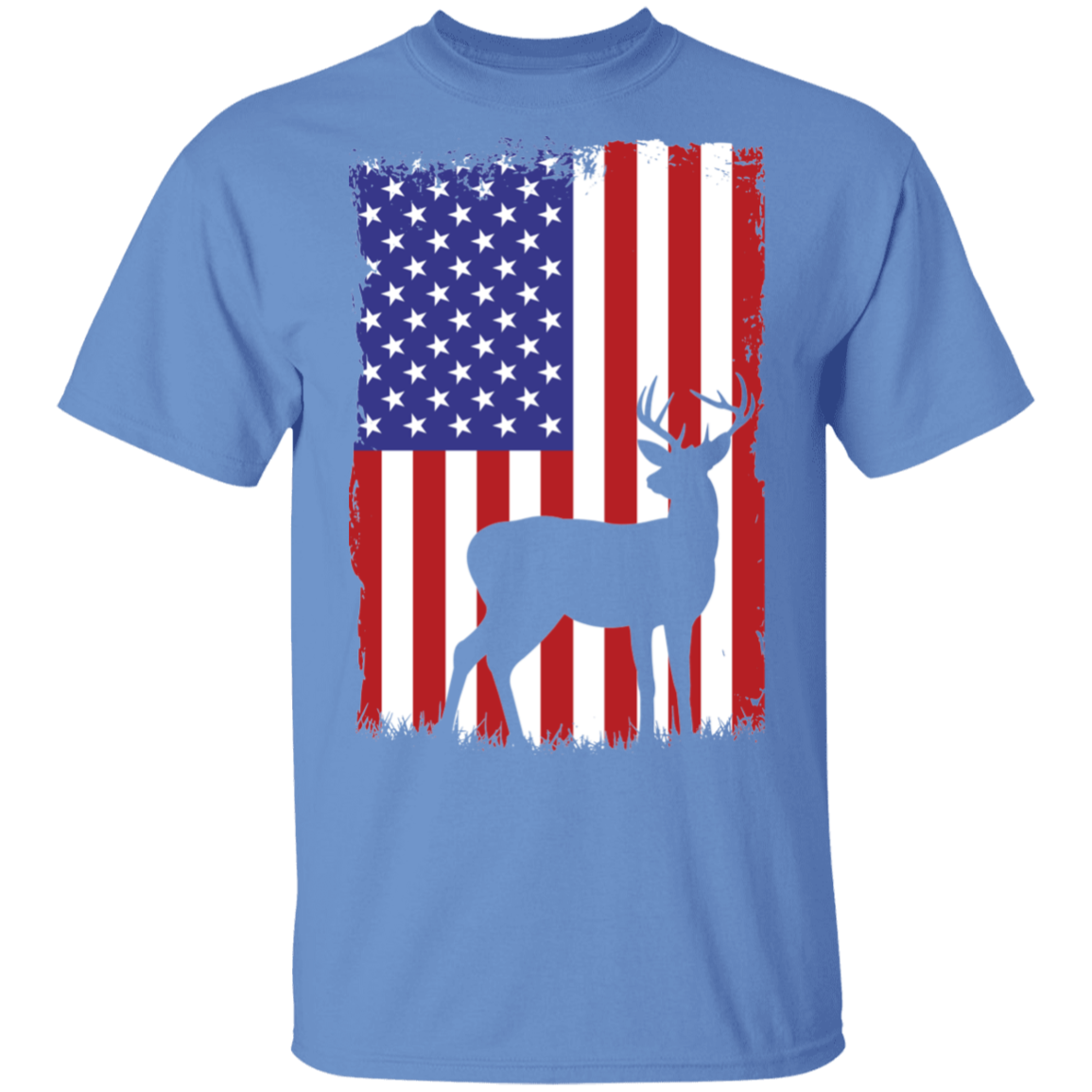 Hunting American Flag T-Shirt