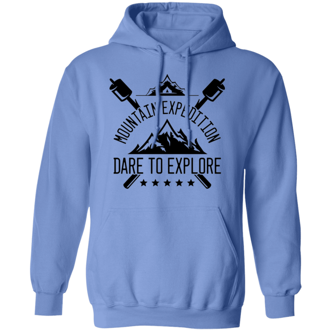 Mountain Expedition Dare to Explore Camping Pullover Hoodie