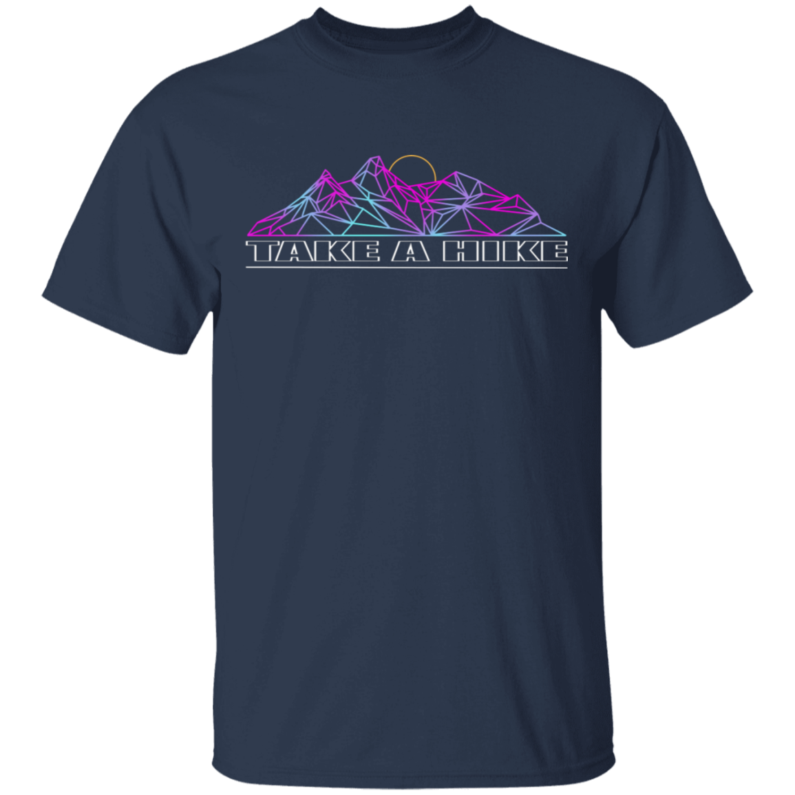 Take a Hike Abstract Camping Nature T-Shirt
