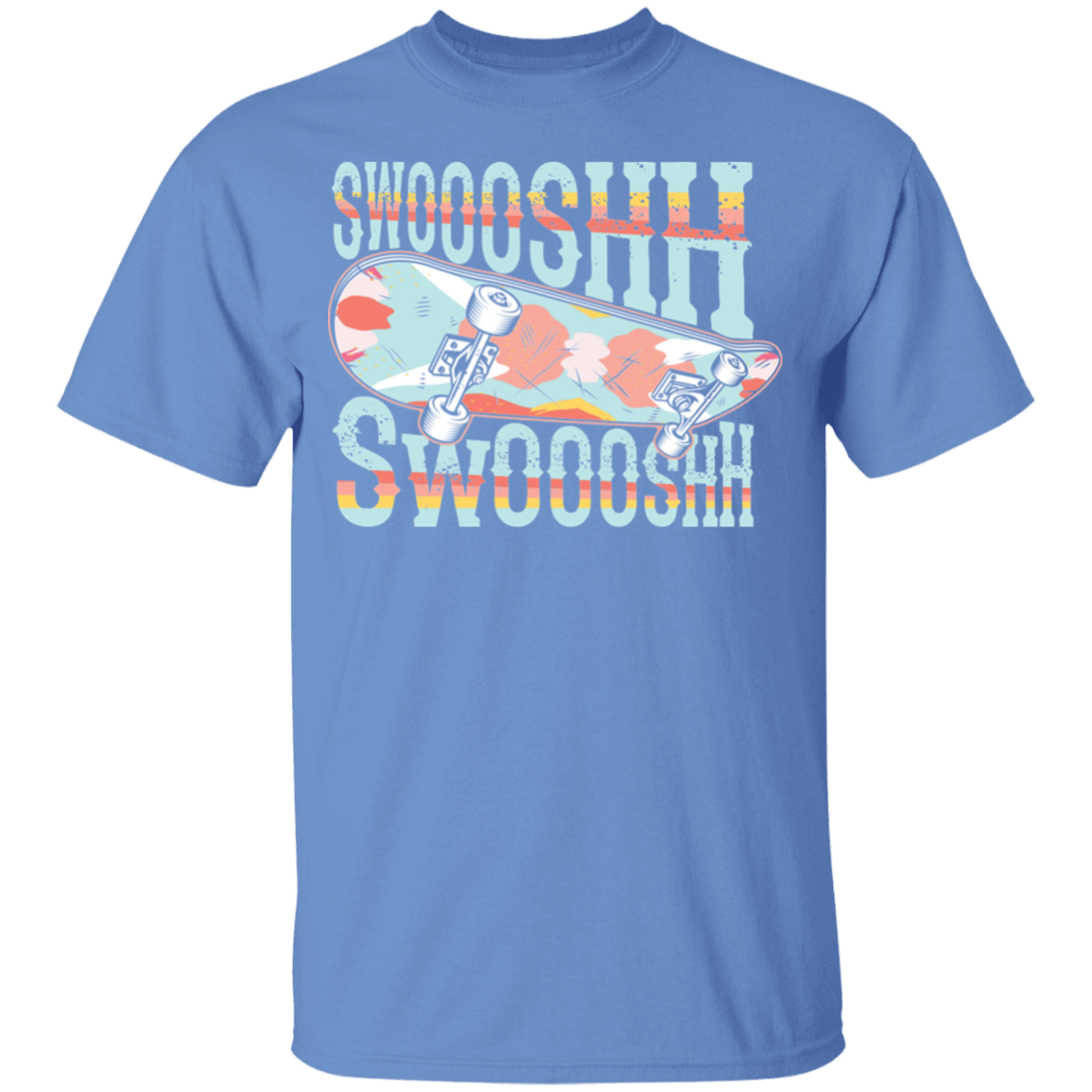 Swoosh Swoosh Skateboarding Skateboarder Youth T-Shirt