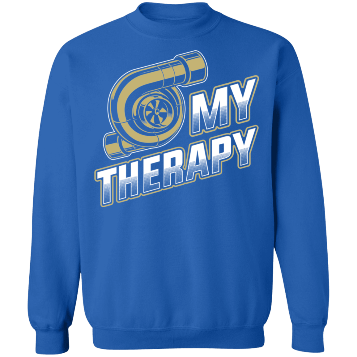 Turbo is My Therapy Racing Boosted Crewneck Sweatshirt