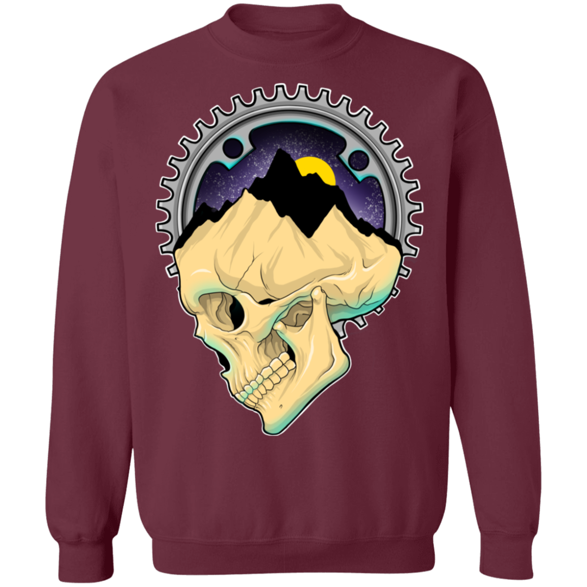 Gear Head Mountain Biking Crewneck Sweatshirt