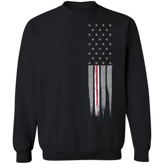 Nurse Medical Thin Line American Flag Crewneck Sweatshirt