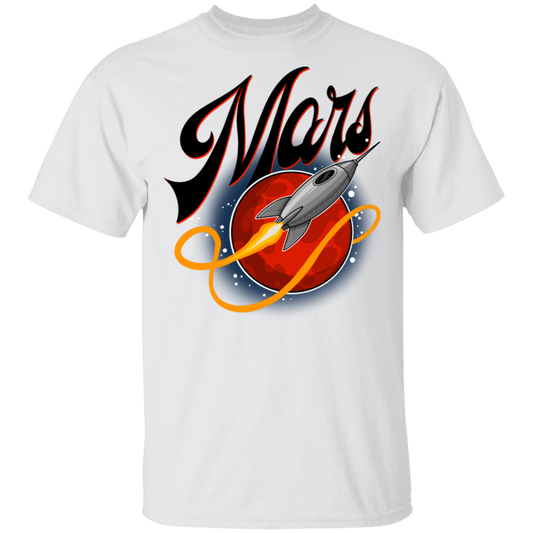 Men's Space Mars Space Ship Old Style T-Shirt