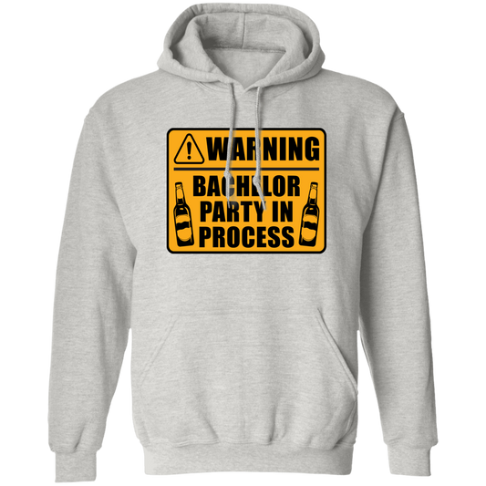 Funny Warning Bachelor Party In Process Hoodie