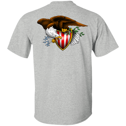 Patriot American Bald Eagle Double Sided T-Shirt