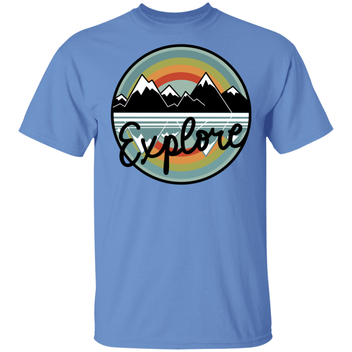 Explore Mountains Nature Camping T-Shirt