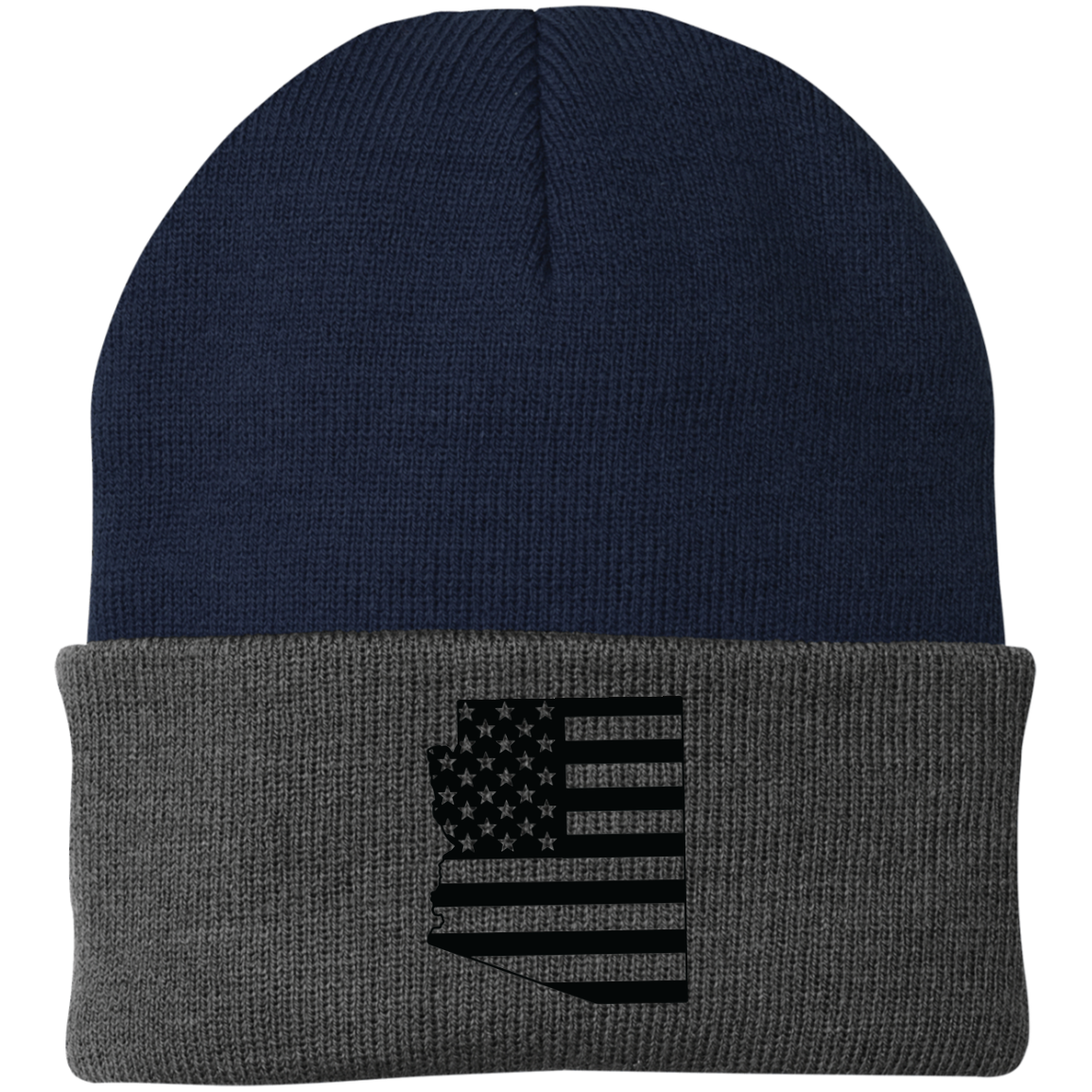 Arizona AZ State American Flag Beanie Cap
