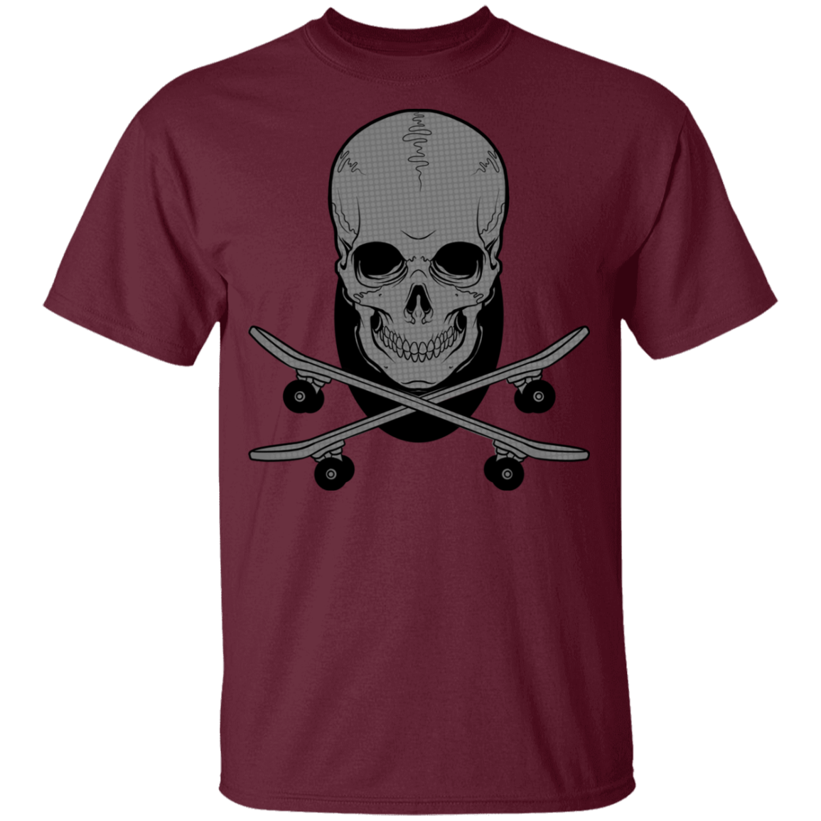Skeleton Skateboarding Skateboard Shred Youth T-Shirt