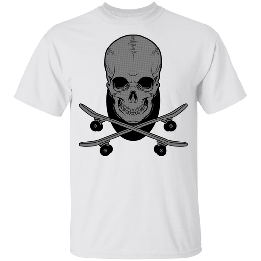 Skeleton Skateboarding Skateboard Shred Youth T-Shirt