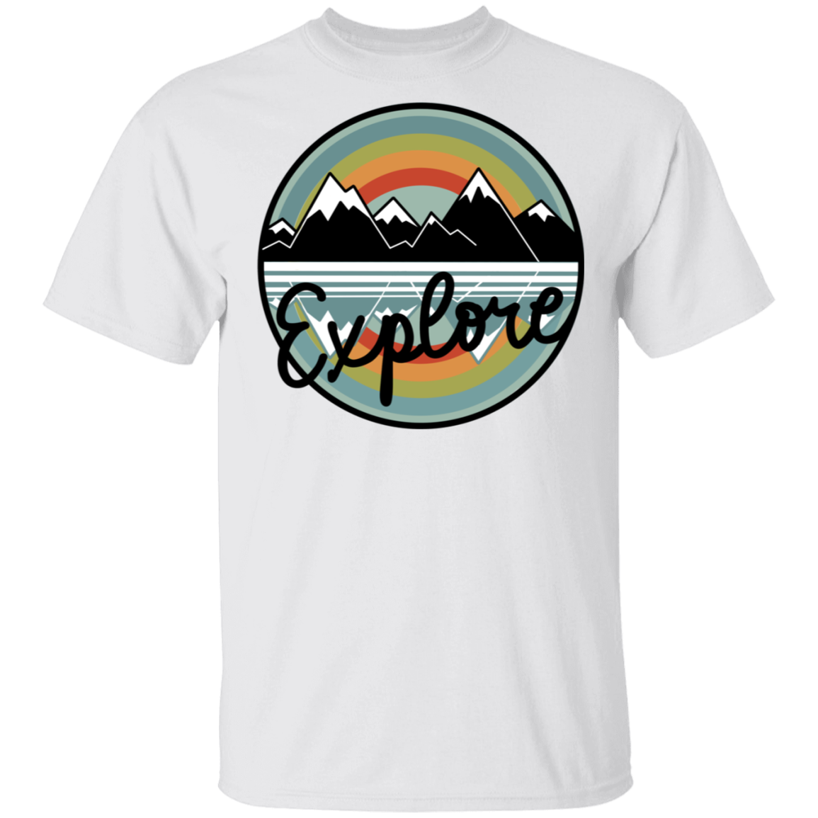 Explore Mountains Nature Camping T-Shirt