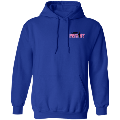 Lady Patriot American Bald Eagle United We Stand Double Sided Pullover Hoodie