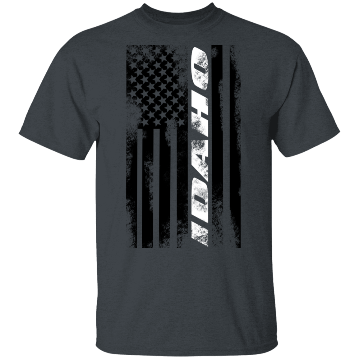 Idaho American Flag T-Shirt