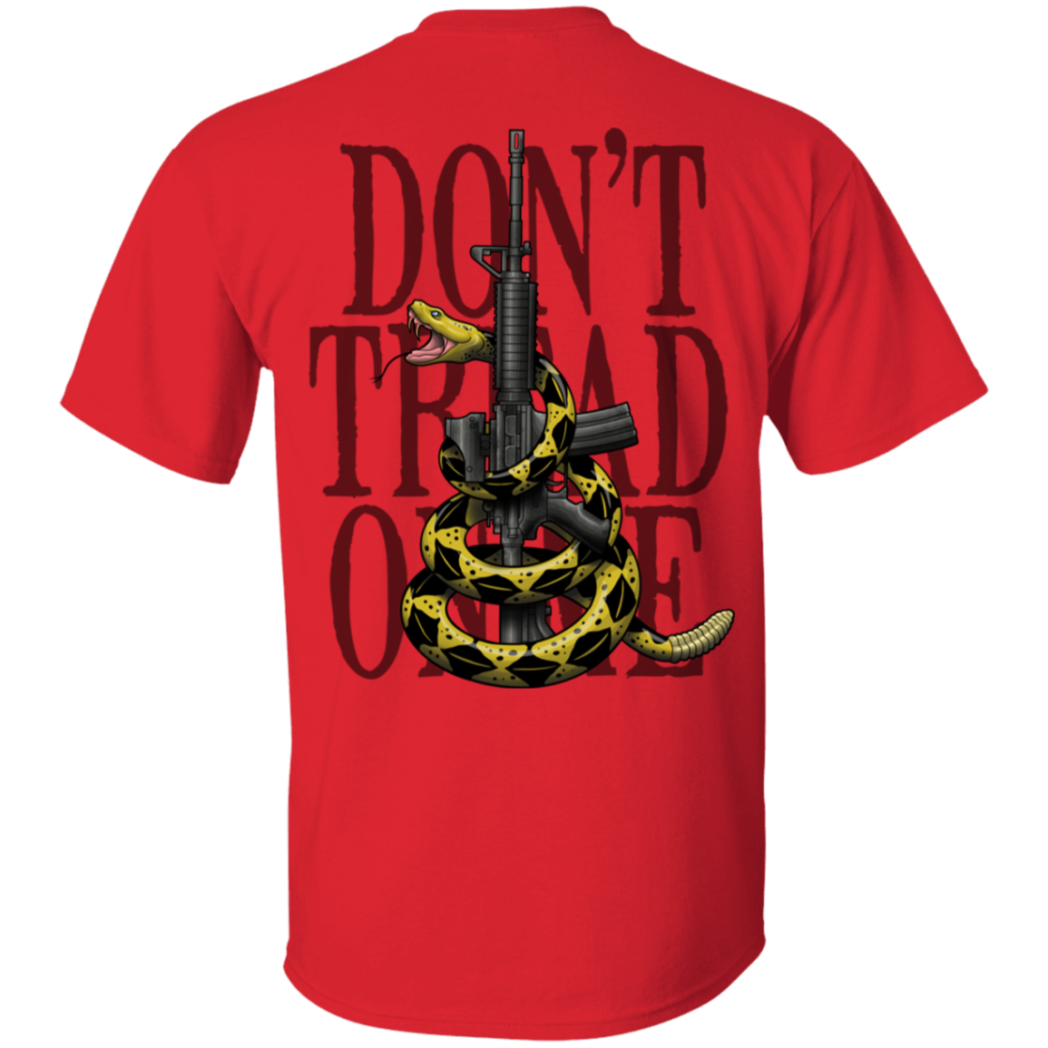 We the People Don't Tread on Me Gadsden Flag Double Sided T-Shirt