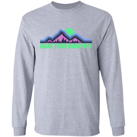 Make Your Own Path Hiking Camping Nature Long Sleeve T-Shirt