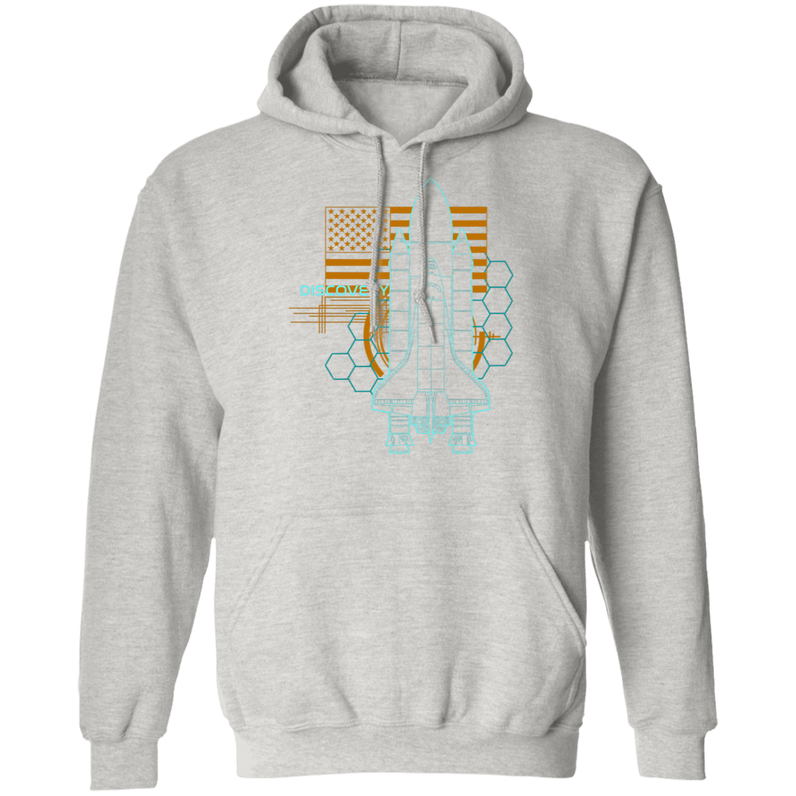 American Space Shuttle Discovery Pullover Hoodie