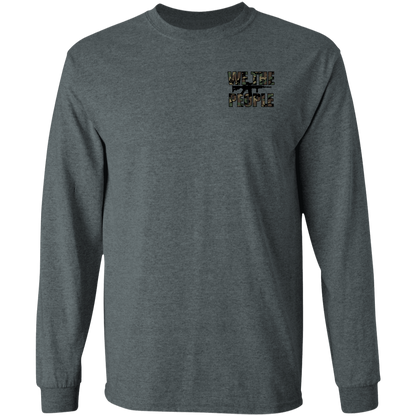 We the People Don't Tread on Me Gadsden Flag Double Sided Long Sleeve T-Shirt