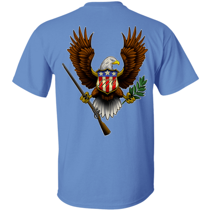 We the People American Bald Eagle 1776 Double Sided T-Shirt