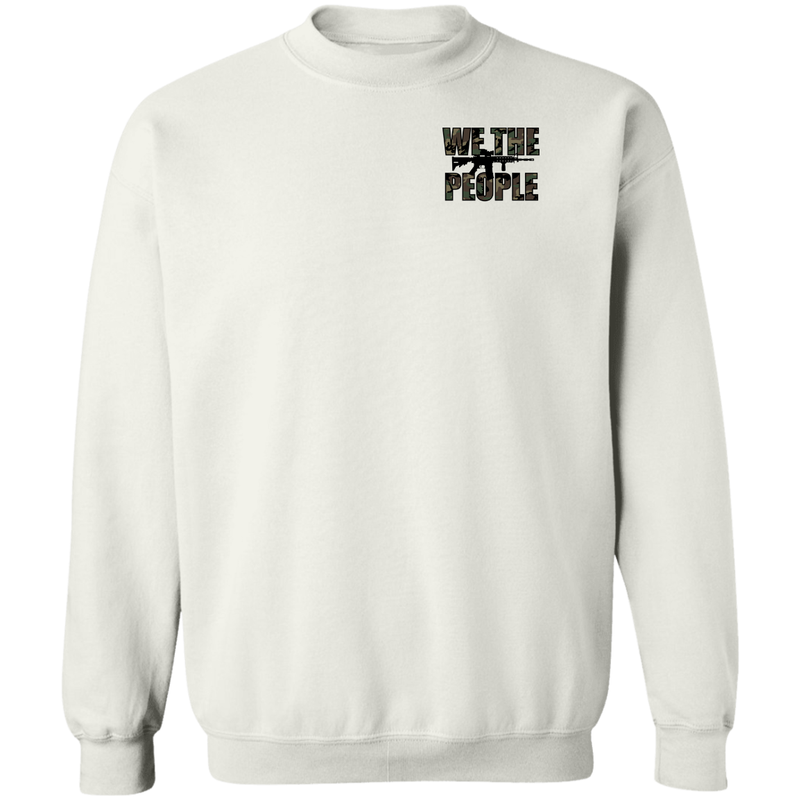 We the People Don't Tread on Me Gadsden Flag Double Sided Crewneck Sweatshirt