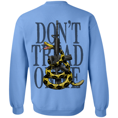 We the People Don't Tread on Me Gadsden Flag Double Sided Crewneck Sweatshirt