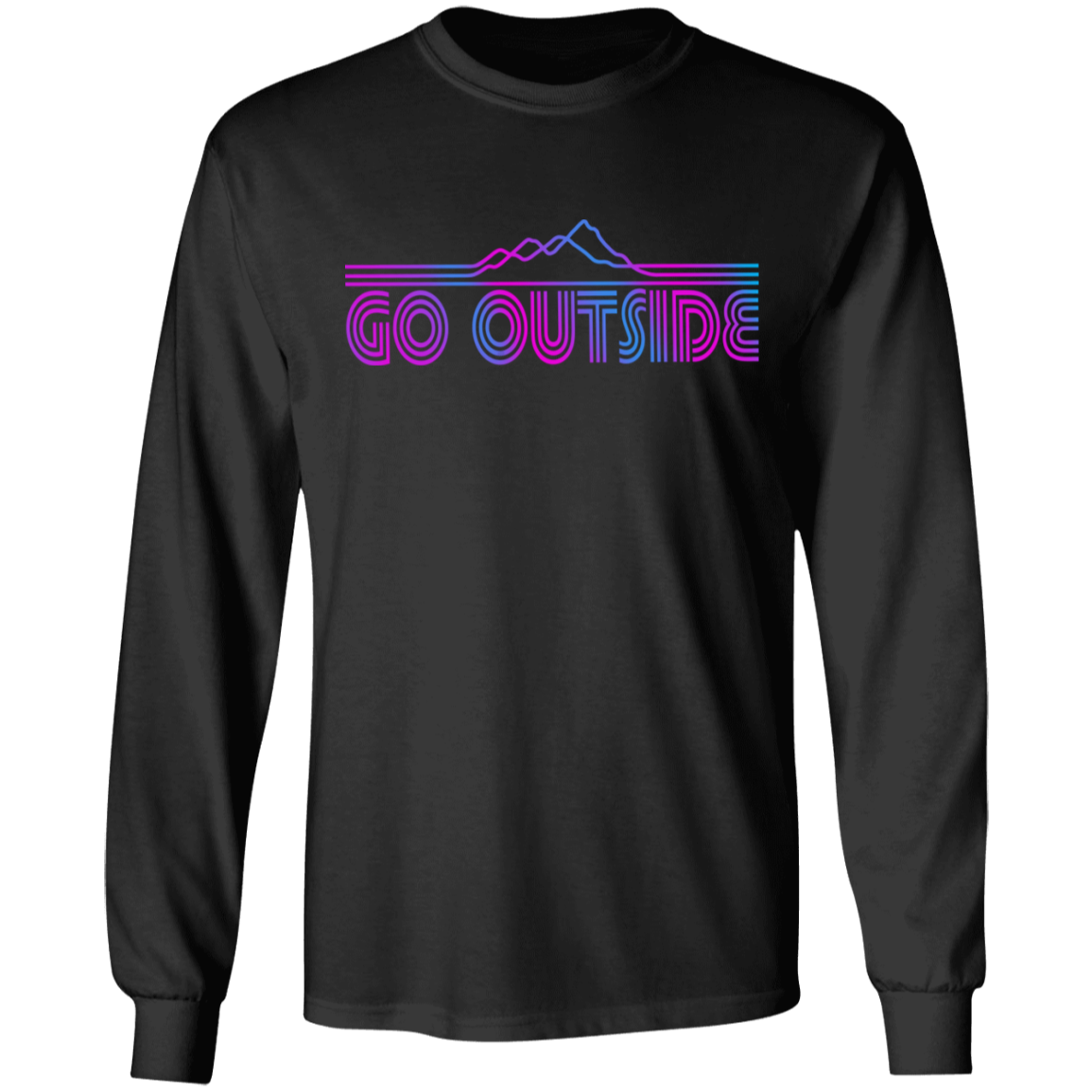 Go Outside Camping Nature Long Sleeve T-Shirt