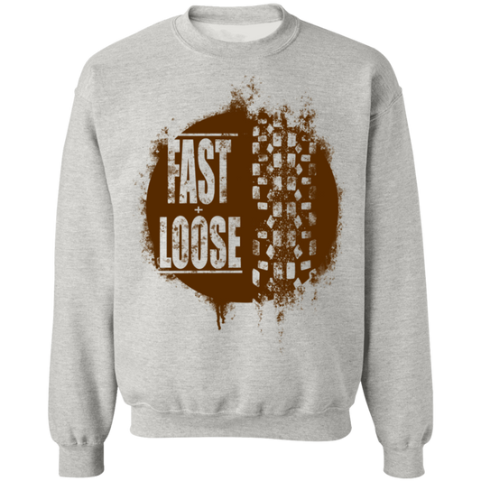 Fast and Loose Mountain Bike Riding Crewneck Sweatshirt