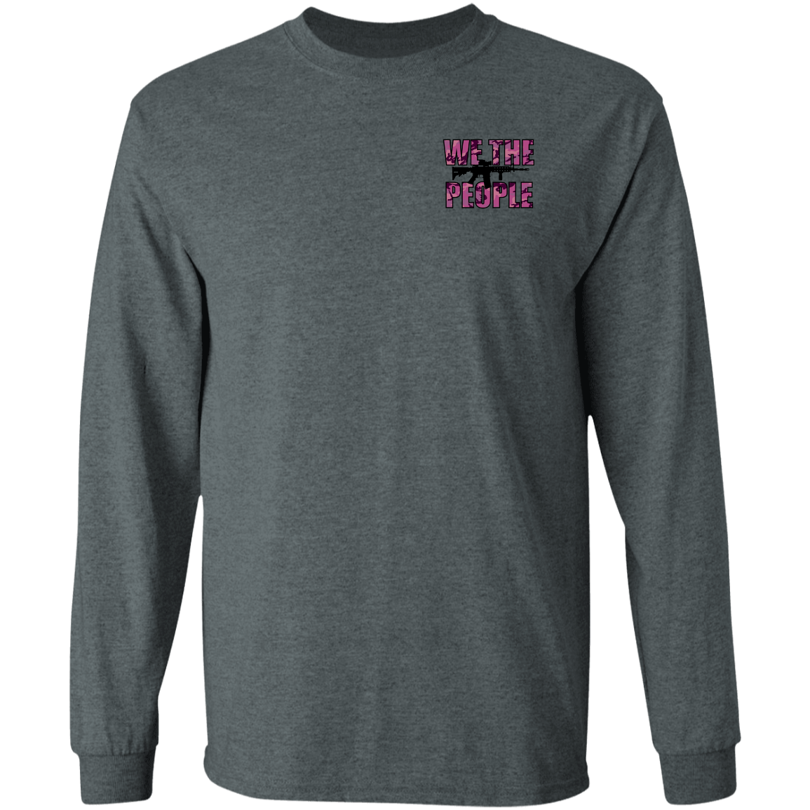 We the People United We Stand Double Sided Long Sleeve T-Shirt