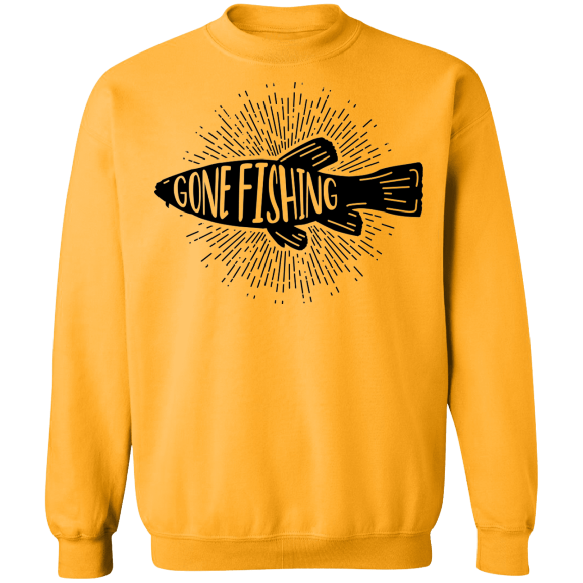 Gone Fishing Crewneck Sweatshirt