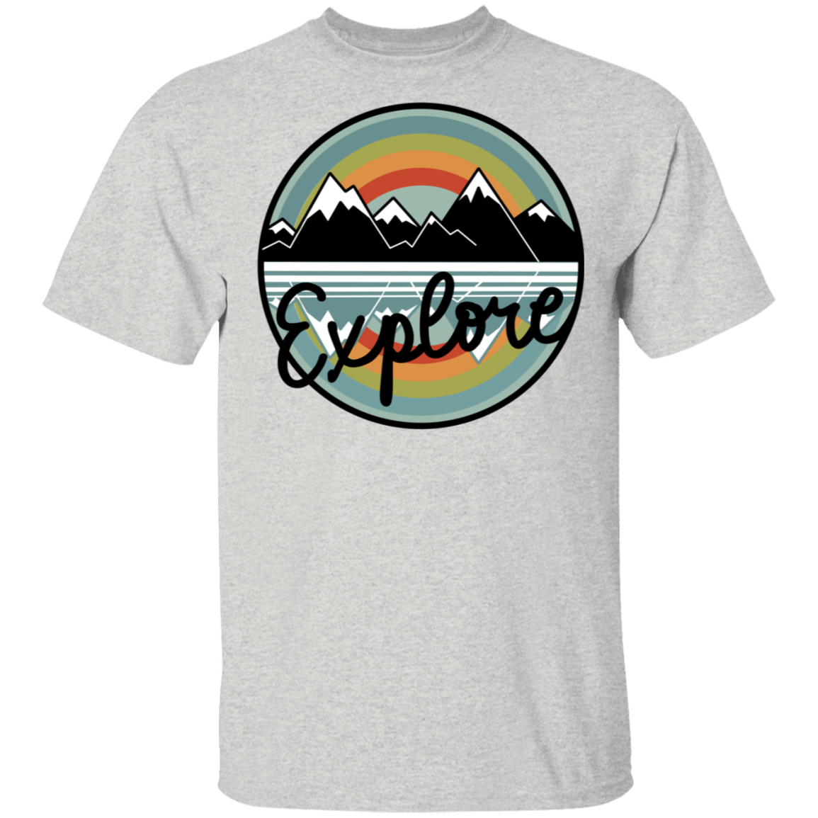 Explore Mountains Nature Camping T-Shirt
