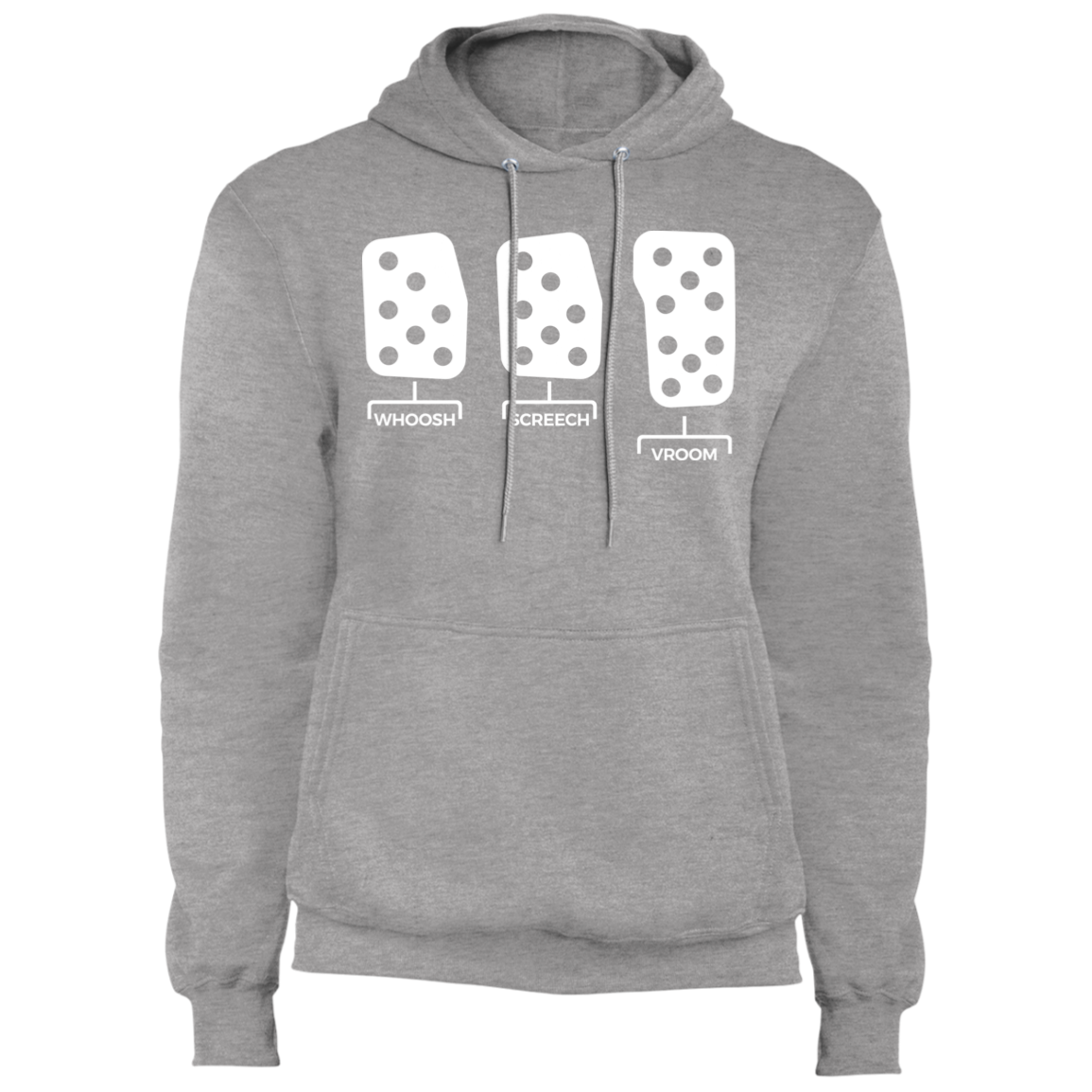 Whoosh Screech Vroom Manual Stick Shift Boosted  Pullover Hoodie