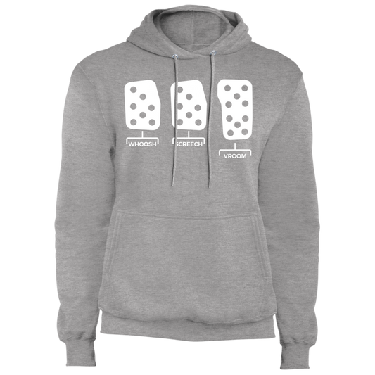 Whoosh Screech Vroom Manual Stick Shift Boosted  Pullover Hoodie