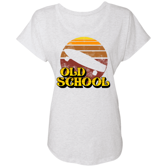 Old School Skateboarding Women's Dolman Sleeve