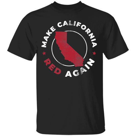 Make California Red Again Republican T-Shirt