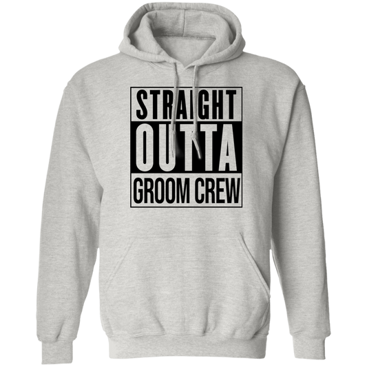 Straight Outta Groom Crew Wedding Bachelor Party Hoodie