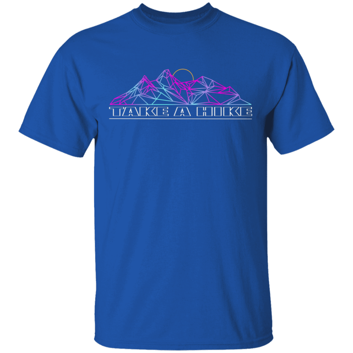 Take a Hike Abstract Camping Nature T-Shirt